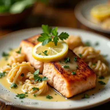 Creamy Lemon Salmon My GoTo Weeknight Wonder Recipe Card