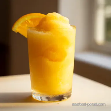 Creamsicle Slushy Recipe Sunshine in a Glass Recipe Card