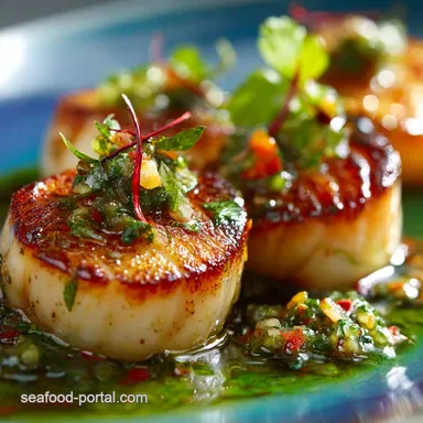 Summer Scallop Recipes: Get the Perfect Sear Salsa Verde Recipe Card