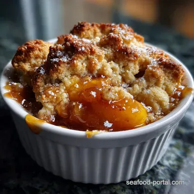 Super Easy Peach Cobbler: Quick 15-Min Prep Dessert