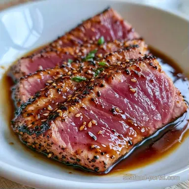 Teriyaki Ahi Tuna in 27 Minutes Recipe Card