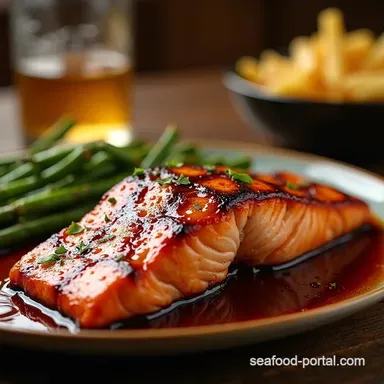 Texas Roadhouse Grilled Salmon Buttery BBQ Perfection Recipe Card