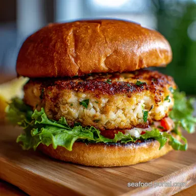 The Absolutely Crabulous Crab Cake Sandwich: Easy Recipe! Recipe Card