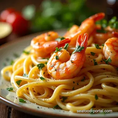 Foolproof Shrimp Scampi Pasta in 30 Minutes Recipe Card