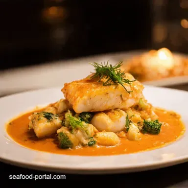 Neptunes Embrace Luxury Seafood Cassolette Recipe Recipe Card