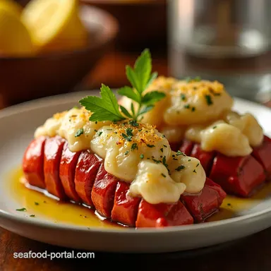 Broiled Frozen Lobster Tails Simple Garlic Herb Butter Recipe Recipe Card