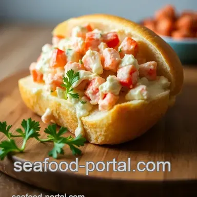 The Quintessential New England Lobster Roll presentation