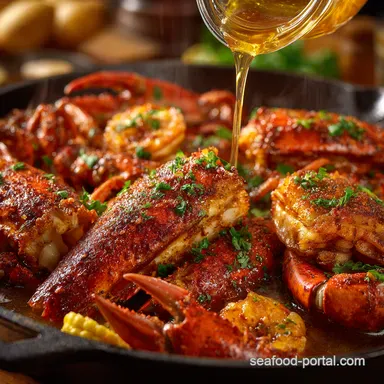 The BEST Vietnamese Cajun Seafood Boil Cor Blimey YES Recipe Card