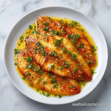 Tilapia in Butter Sauce in 20 Minutes Recipe Card