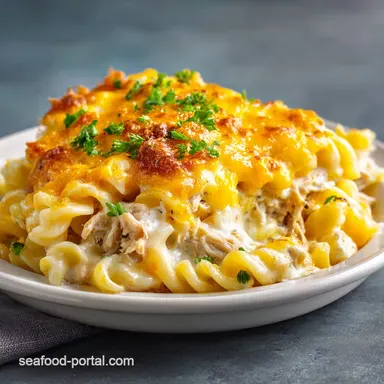 Recipe for Tuna Casserole in 40 Minutes Recipe Card