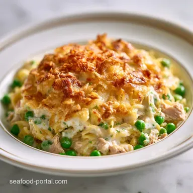 Tuna Chip Casserole with Sour Cream Recipe Card