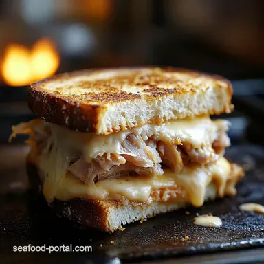 The Perfect Tuna Melt Irresistible Cheesy Comfort Recipe Card
