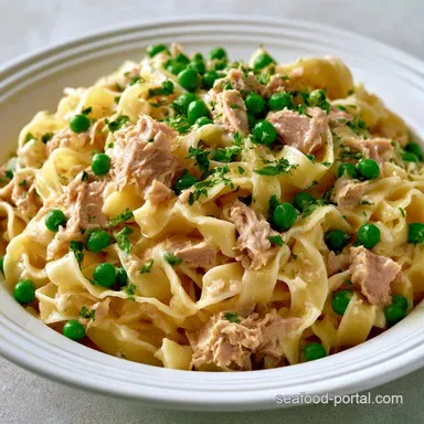 Tuna Noodle Casserole in 35 Minutes Recipe Card