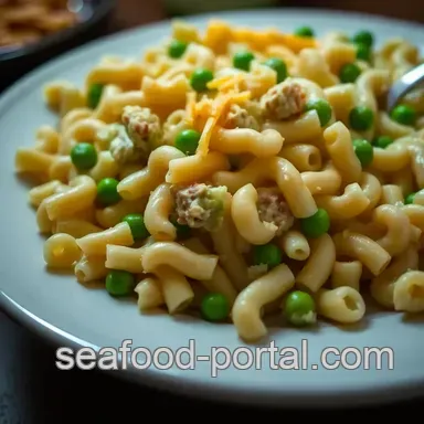 My Family's Favorite Tuna Noodle Casserole Easy - A Comfort Classic Recipe Card