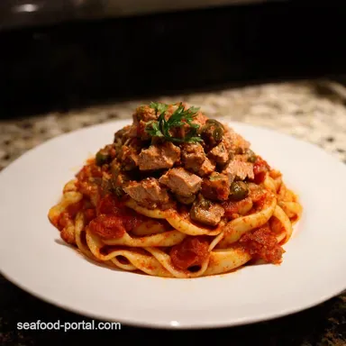 Easy Tuna Puttanesca Ready in 30 A Weeknight Winner Recipe Card