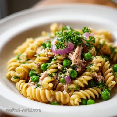 Tuna Salad Recipe With Pasta: Creamy Recipe Card