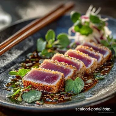 Tuna Tataki Easy FlashSeared Tuna Recipe with Homemade Ponzu
