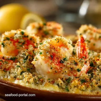 Baked Stuffed Shrimp Casserole Butter-Kissed New England Recipe
