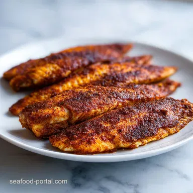 Blackened Tilapia in 11 Minutes Recipe Card