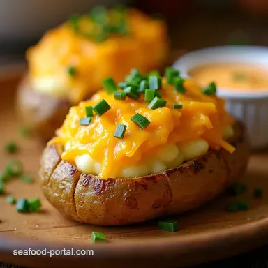 Ultimate twice baked potatoes twice baked Cheddar Chive Bliss Recipe Card