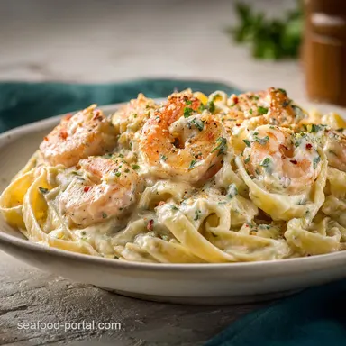 The Ultimate Chicken and Shrimp Alfredo Creamy Fettuccine Recipe