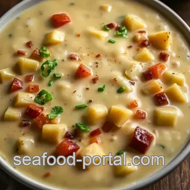 Ultimate Creamy Loaded Baked Potato Soup | Comfort Food! Recipe Card