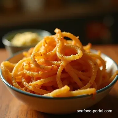 The Ultimate Crispy Onion Strings Recipe Homemade Perfection Recipe Card