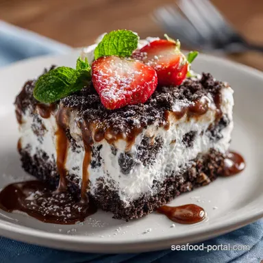 Oreo Cookie Pudding Poke Cake: The Ultimate Cookies and Cream Dessert Recipe Card