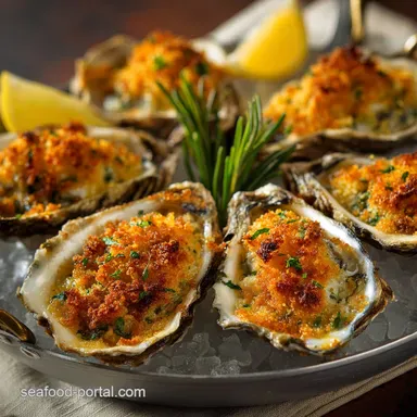 Oysters Bienville: Ultimate Luxurious Baked Shellfish Appetizer Recipe Card