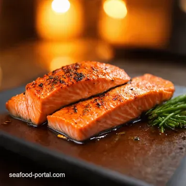 Umami Soy Salmon Steak Quick Easy Weeknight Recipe Recipe Card