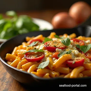 Baked Feta Pasta with Vegetables The Ultimate OnePan Dinner Recipe Card