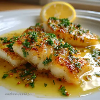 White Fish Recipe with Lemon in 17 Minutes Recipe Card