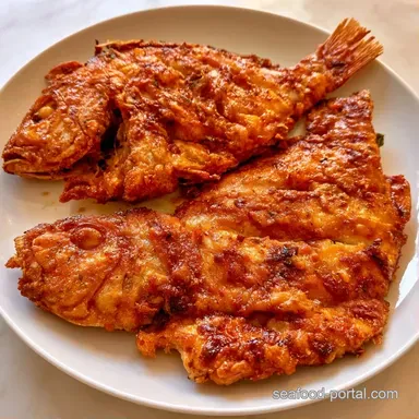 Crispy Whole Fried Red Snapper Recipe Card