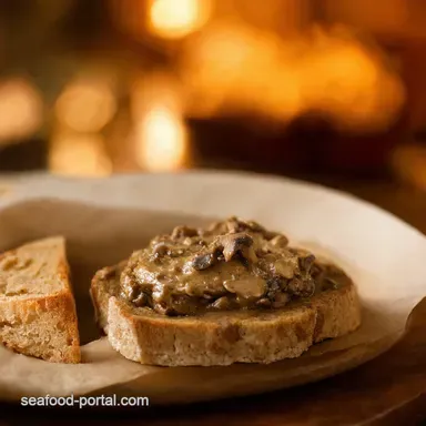 Mushroom Butter Recipe Woodland Spread with a Brandy Kick Recipe Card