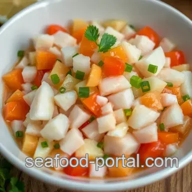 Easy Zesty Citrus Ceviche Recipe: A Taste of Coastal Freshness Recipe Card