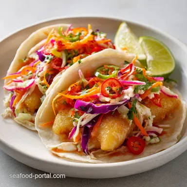 Fish Taco Slaw: Zesty Baja Lime Slaw Recipe Recipe Card