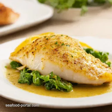 Zesty Lemon Garlic Tilapia with Green Ready in 30 Recipe Card