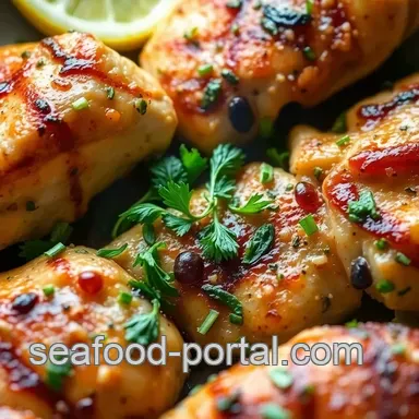 Zesty Lemon Herb Chicken: Easy Grilled Chicken Marinade Recipe Card
