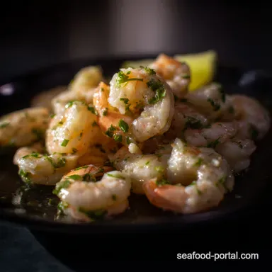 Zesty Easy Cold Shrimp Recipes Lemon Herb Cocktail Recipe Card