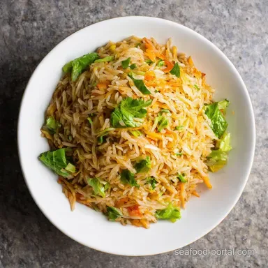 Zesty Rice Vermicelli Salad Taste Southeast Asia Recipe Card