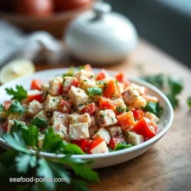 Zesty Mediterranean healthy tuna salad recipe - Ready in 15! Recipe Card
