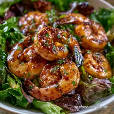 Zesty Olive Oil Shrimp Salad for 4 Recipe Card