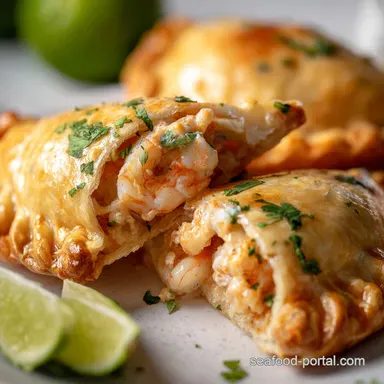 Shrimp Empanadas: Flaky Pastry Zesty Prawn Filling