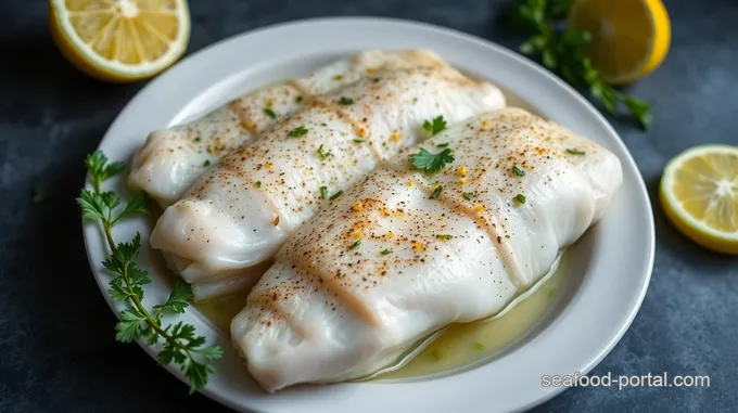 Air Fryer Sea Bass with Garlic and Lemon