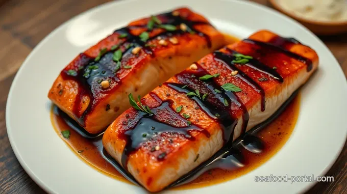 Balsamic-Glazed Salmon with Honey and Garlic