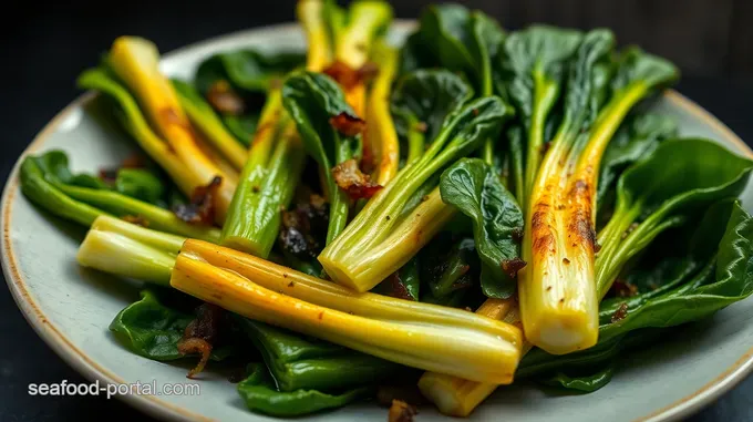 Charred Bok Choy Delight: A Savory Grilled Affair