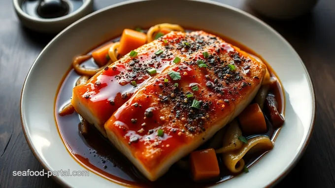 Chilean Sea Bass with Ginger Soy Glaze