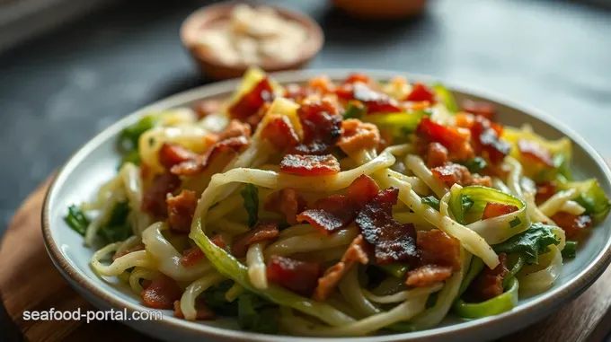 Crispy Fried Cabbage with Bacon and Garlic