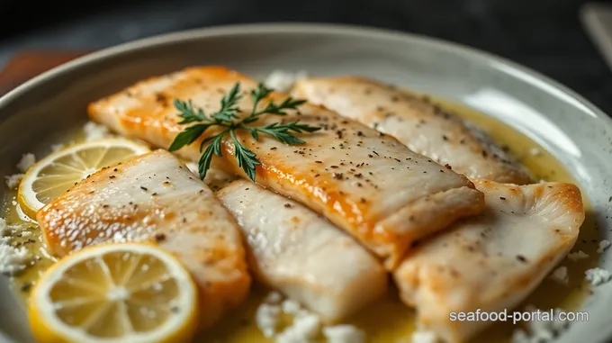 Crispy Sea Salt Sole with Lemon Herb Butter