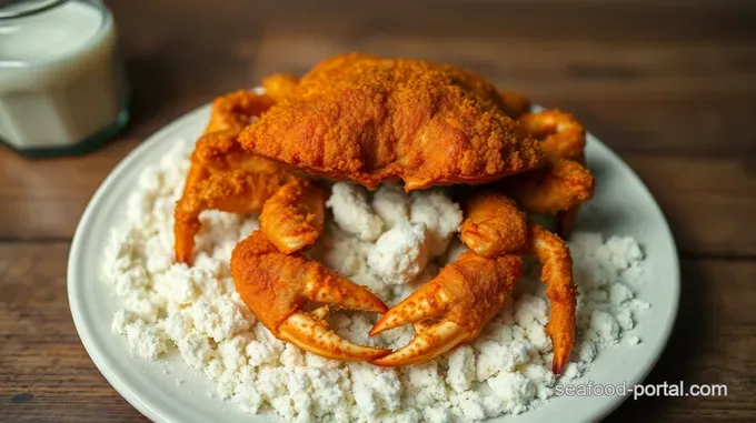 Crispy Soft Shell Crab with Lemon Herb Aioli